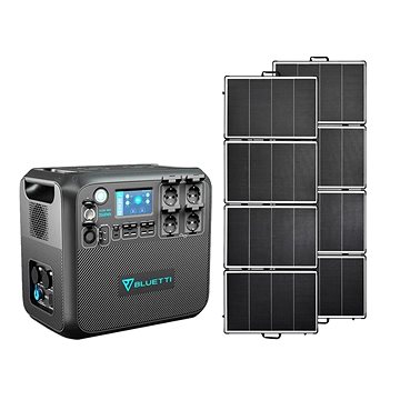 Viking Set bateriový generátor AC200MAX + 2× solární panel Viking HPD400 (AC200MAX2HPD400)