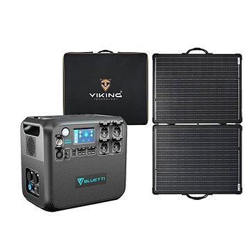 Viking Set bateriový generátor AC200MAX + solární panel Viking LVP200 (AC200MAXLVP200)