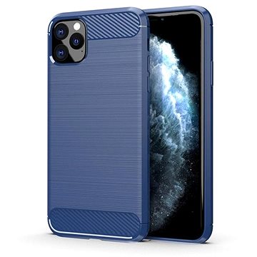 Carbon Case Flexible gumové pouzdro na iPhone 11 Pro Max, modré (HUR76602)