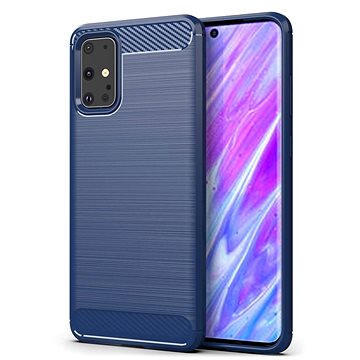 Carbon Case Flexible gumové pouzdro na Samsung Galaxy S20 Ultra, modré (HUR93207)