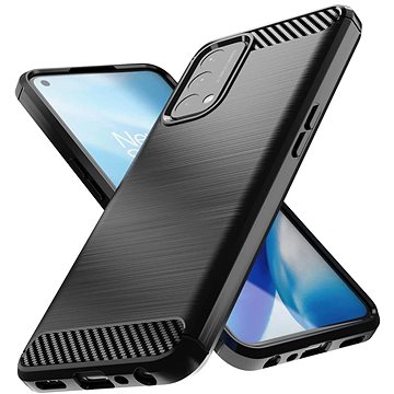 Carbon Case Flexible silikonový kryt na OnePlus Nord N200 5G, černý (HUR240144)