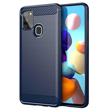 Carbon Case Flexible silikónový kryt na Samsung Galaxy A21s, modrý (HUR02831)