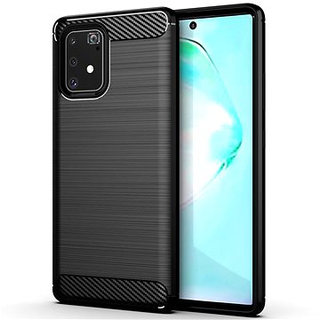 Carbon Case Flexible silikonový kryt na Samsung Galaxy S10 Lite, černý (HUR94891)