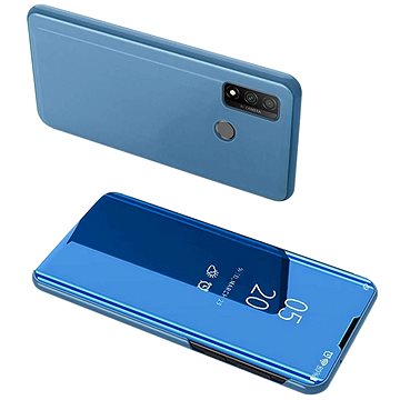 Clear View knížkové pouzdro na Huawei P Smart 2020, modré (HUR04378)