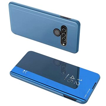 Clear View knížkové pouzdro na LG K50S, modré (HUR93573)