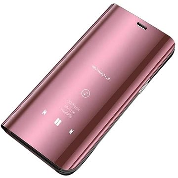 Clear View knížkové pouzdro na Samsung Galaxy M21 / M30s, růžové (HUR01858)