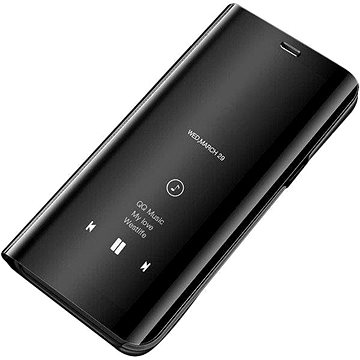 Clear View knížkové pouzdro na Samsung Galaxy S10 Lite, černé (HUR00073)