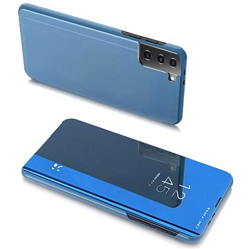 Clear View knížkové pouzdro na Samsung Galaxy S21 5G, modré (HUR24871)