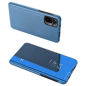 Clear View knížkové pouzdro na Xiaomi Poco M4 Pro 5G, modré (HUR41257)