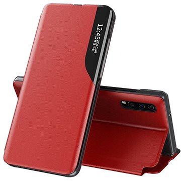 Eco Leather View knížkové pouzdro na Huawei P40 Pro, červené (HUR13806)