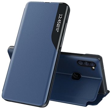Eco Leather View knížkové pouzdro na Samsung Galaxy A11 / M11, modré (HUR27148)