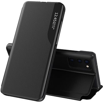 Eco Leather View knížkové pouzdro na Samsung Galaxy A32 4G, černé (HUR31091)