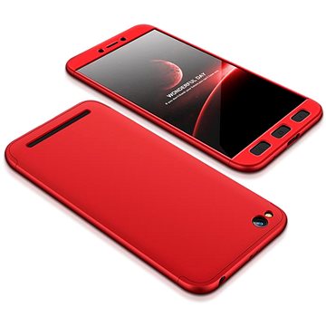 GKK 360 Full Body plastové pouzdro na Xiaomi Redmi 5A, červené (GKK43918)