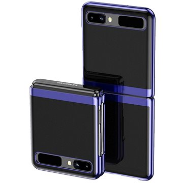 Plating Case ochranný kryt na Samsung Galaxy Z Flip, modrý (HUR30919)