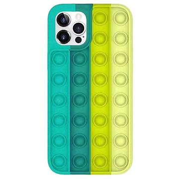 Pop It silikonový kryt na iPhone 11 Pro, zelený/žlutý (UNI05824)