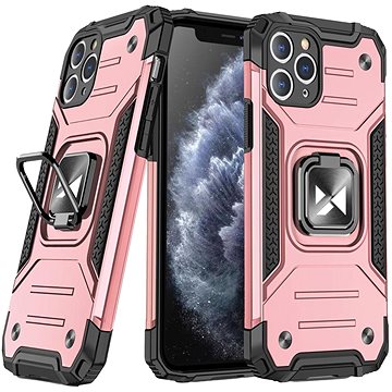 Ring Armor plastový kryt na iPhone 11 Pro, růžový (WOZ19051)