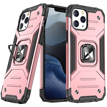 Ring Armor plastový kryt na iPhone 12 Pro Max, růžový (WOZ19266)