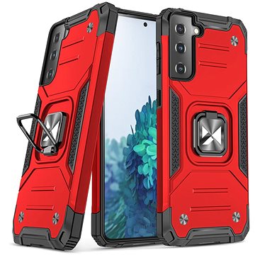 Ring Armor plastový kryt na Samsung Galaxy S21 5G, červený (WOZ36348)