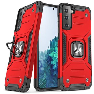 Ring Armor plastový kryt na Samsung Galaxy S21 Plus 5G, červený (WOZ36287)