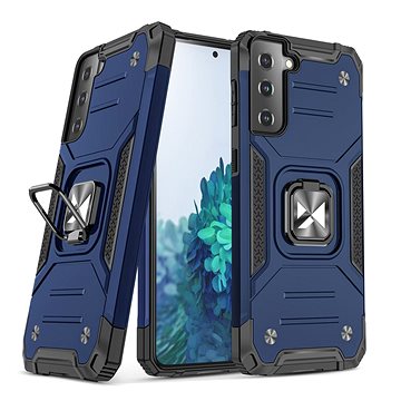 Ring Armor plastový kryt na Samsung Galaxy S22 Plus, modrý (WOZ39766)