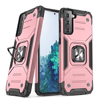 Ring Armor plastový kryt na Samsung Galaxy S22 Plus, růžový (WOZ39742)