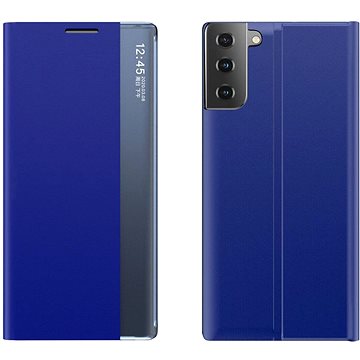 Sleep Case knížkové pouzdro na Samsung Galaxy S21 Plus 5G, modré (HUR25236)