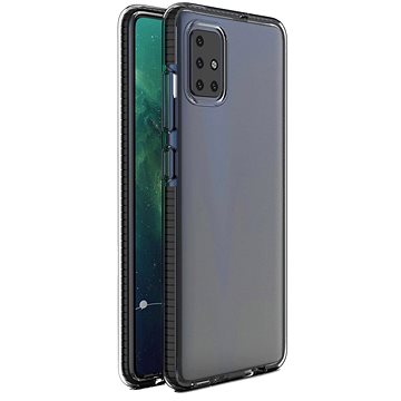 Spring Case silikonový kryt na Samsung Galaxy A21s, černý (HUR06525)