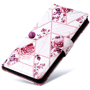 Tech-Protect Wallet knížkové pouzdro na Samsung Galaxy A33 5G, floral rose (TEC921223)