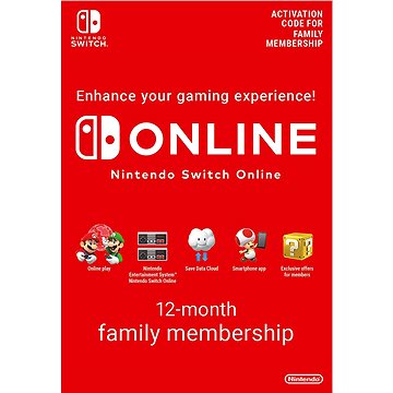 365 Days Online Membership (Family) - Nintendo Switch Digital (683584)