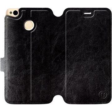 Flip pouzdro na mobil Xiaomi Redmi 4X v provedení Black&Gray s šedým vnitřkem (5903226004812)