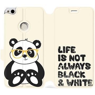 Flipové pouzdro na mobil Huawei P9 Lite 2017 - M041S Panda - life is not always black and white (5903226048977)