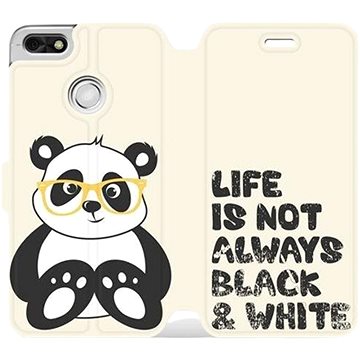 Flipové pouzdro na mobil Huawei P9 Lite mini - M041S Panda - life is not always black and white (5903226048984)