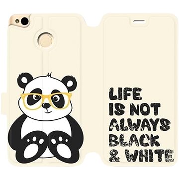Flipové pouzdro na mobil Xiaomi Redmi 4X - M041S Panda - life is not always black and white (5903226050567)