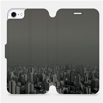 Flipové pouzdro na mobil Apple iPhone 7 - V063P Město v šedém hávu (5903226118571)