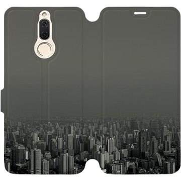 Flipové pouzdro na mobil Huawei Mate 10 Lite - V063P Město v šedém hávu (5903226119301)
