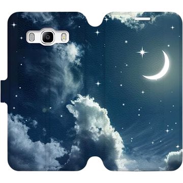 Flipové pouzdro na mobil Samsung Galaxy J5 2016 - V145P Noční obloha s měsícem (5903226140558)