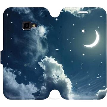 Flipové pouzdro na mobil Samsung Xcover 4 - V145P Noční obloha s měsícem (5903226140749)