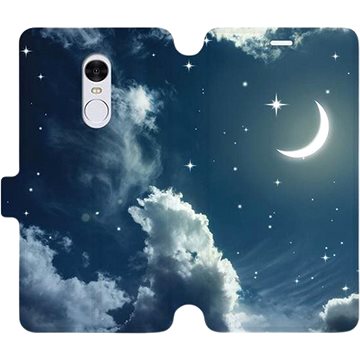 Flipové pouzdro na mobil Xiaomi Redmi Note 4 Global - V145P Noční obloha s měsícem (5903226141272)