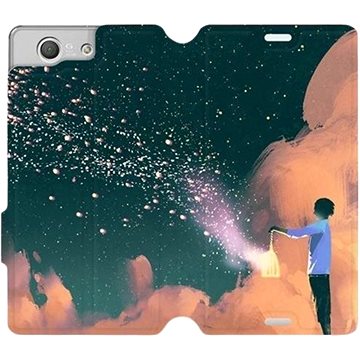 Flipové pouzdro na mobil Sony Xperia Z3 Compact - VA14P Postava s lampou (5903226175192)