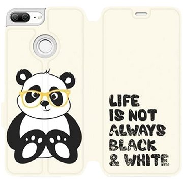 Flipové pouzdro na mobil Honor 9 Lite - M041S Panda - life is not always black and white (5903226255269)