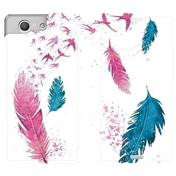 Flipové pouzdro na mobil Sony Xperia Z3 Compact - MR08S Pírka (5903226285020)