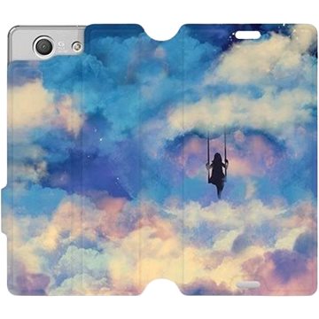 Flipové pouzdro na mobil Sony Xperia Z3 Compact - MR09S Dívka na houpačce v oblacích (5903226287758)