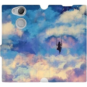 Flipové pouzdro na mobil Sony Xperia XA2 - MR09S Dívka na houpačce v oblacích (5903226287796)