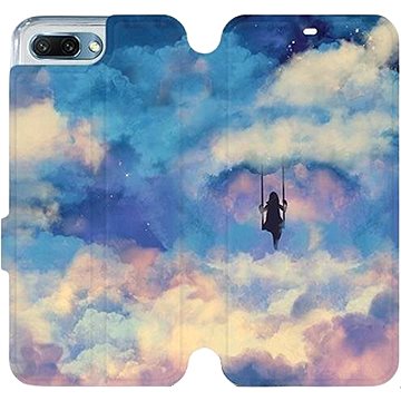 Flipové pouzdro na mobil Honor 10 - MR09S Dívka na houpačce v oblacích (5903226306916)