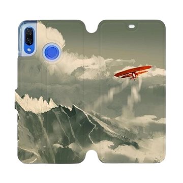 Flipové pouzdro na mobil Huawei Nova 3 - MA03P Oranžové letadlo v horách (5903226397914)