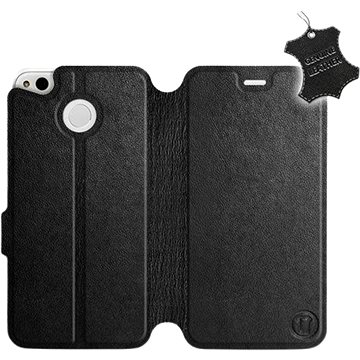Flip pouzdro na mobil Xiaomi Redmi 4X - Černé - kožené - Black Leather (5903226495740)