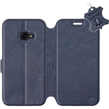 Flip pouzdro na mobil Samsung Xcover 4 - Modré - kožené - Blue Leather (5903226521289)