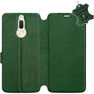 Flip pouzdro na mobil Huawei Mate 10 Lite - Zelené - kožené - Green Leather (5903226525843)