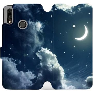 Flipové pouzdro na mobil Huawei P Smart 2019 - V145P Noční obloha s měsícem (5903226714674)