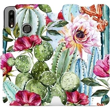 Flipové pouzdro na mobil Huawei P Smart 2019 - MG09S Kaktusy a květy (5903226714964)